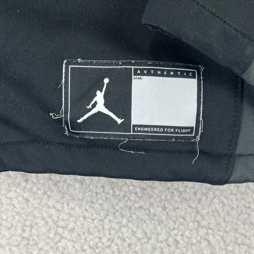 Jordan Dri-FIT Track Jacket Mens Medium Black Grey Sportswear Athleisure